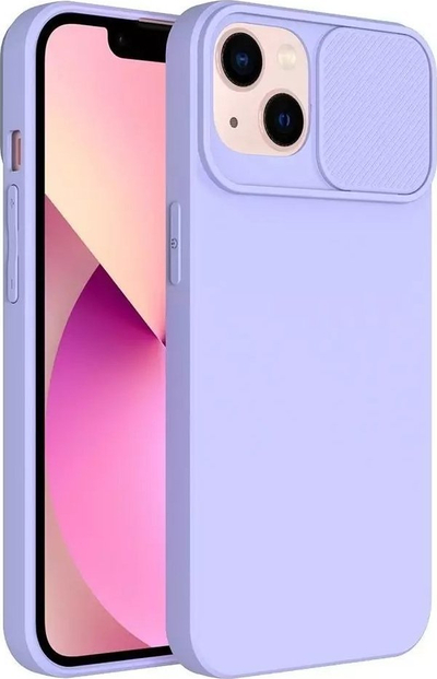 Maskë slide për iPhone 14 Pro, TPU i butë, mbrojtje kamere, lejla