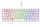 Tastierë gaming Havit KB903L, 61 taste, RGB, transparente e bardhë