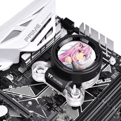 Bllok uji CPU Thermaltake Pacific MX2 Ultra, me ekran LCD 2\", RGB, i zi