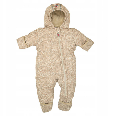 Kombinezon dimri Lodger Waterproof Winter Overall Taslon Birch, madhësia 86, i papërshkueshëm nga uji, bezhë