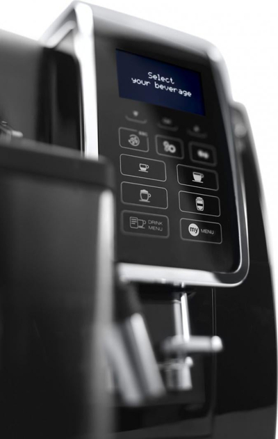DeLonghi Dinamica ECAM 350.55.SB Целосно Автоматска Машина за Кафе, Сребрена/Црна