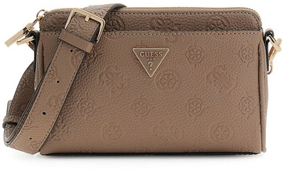 Çanta Guess Cresidia II Mini HWPD98 88720, e imitim lëkure, ngjyrë bezhë