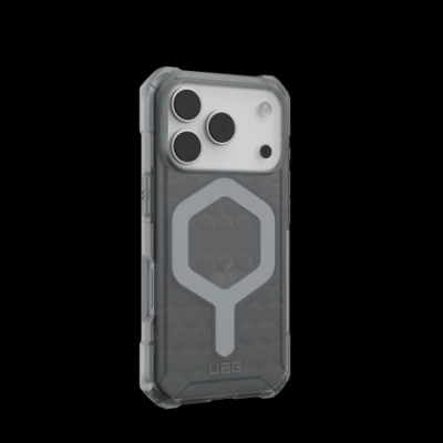 Mbrojtëse telefoni UAG Essential Armor MagSafe për iPhone 17 Pro, e fortë, transparente Ash