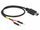 Kabllo energjie USB Delock 85414, Mini-B në 2 x pin header, 30 cm, e zezë