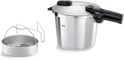 Tenxhere me presion Fissler Vitaquick Premium, 2.5L, set 3 pjesë, 18cm, argjendtë