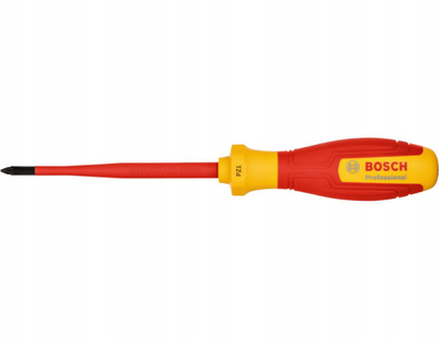 Kaçavidë izoluese Bosch Professional VDE Pozi PZ1, 100mm, e kuqe