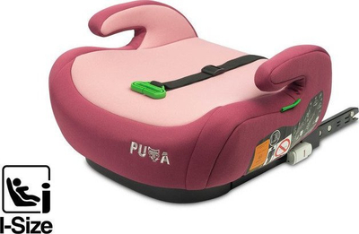 Sedra ngritëse makine Caretero Puma I-Size, ISOFIX, për fëmijë 125-150 cm, rozë