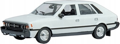 Maket makine Daffi PRL FSO Polonez, shkalla 1:43, metal plastikë gomë, i bardhë