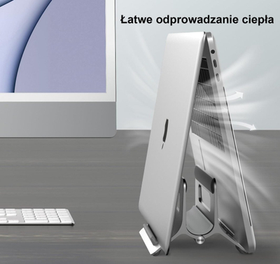 Mbajtëse laptopi Sodi Gravitan SMS 300, për MacBook, gri
