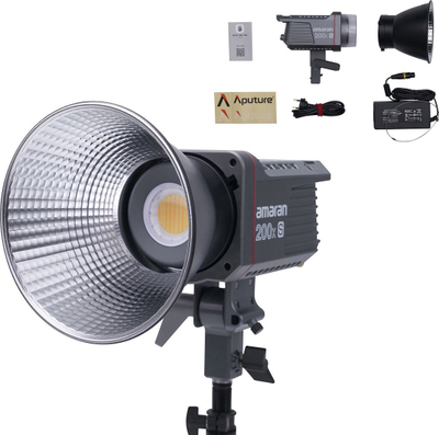 Dritë LED studio Aputure Amaran 200x S, 200W, bi-color, gri