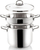 Tenxhere avulli ANETT, çelik inox, 22 cm, 5L, ngjyrë argjendi