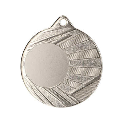 Medalje sportive Victoria Sport Medal, DIA 50mm, vend për insert 25mm, ngjyrë argjendi