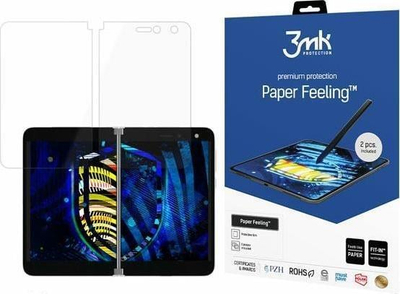 Folie mbrojtëse 3MK PaperFeeling për Microsoft Surface Duo, 5.6", set me 2 copa, transparente