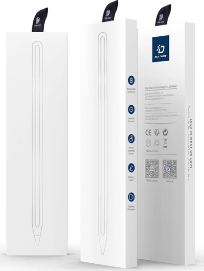 Stilolaps për tablet DUX DUCIS Active Stylus, POM 1.5mm, USB C, i bardhë