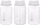 Shishe qumështi për foshnje, 140ml, me shkallë matëse, transparente