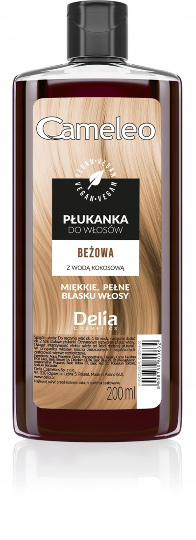Larës ngjyrues për flokë Cameleo Hair Rinse, refleks edhe shkëlqim, beige