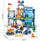 Lojë me blloqe Building Blocks City Action Police Station, 175 copë, stacion policie me burg, shumëngjyrëshe