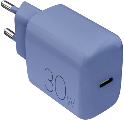 Ѕиден полнач Puro Pro Lite, 30W, 1x USB C, сина боја