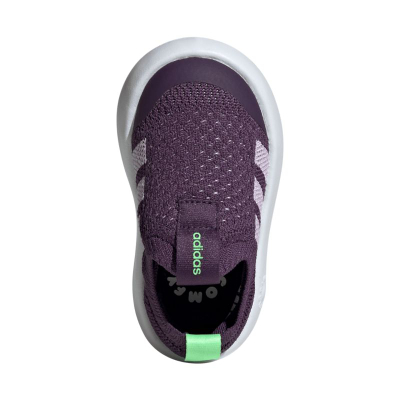 Детски спортски патики Adidas Bubblecomfy Jr JR5990, без врвки, ѓон EVA, бели