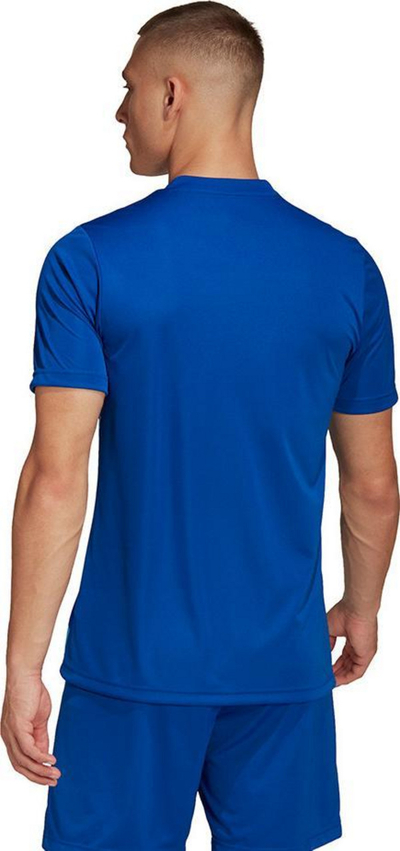 Bluzë sportive adidas Entrada 22 Graphic Jersey M HF0116, poliester i riciklum, teknologji Aeroready, blu me të bardhë