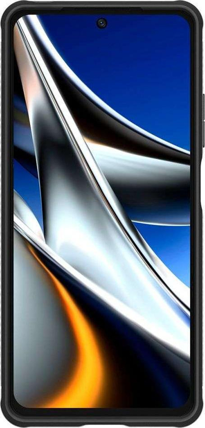 Kapak telefoni Spigen Rugged Armor për Xiaomi Poco X4 Pro 5G, 6.67", i zi