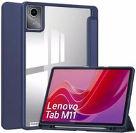Këllëf tabletë Lenovo Tab M11, 10.95", Crystal Case, blu navy
