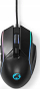 Mouse gaming Nedis GMWD200BK, me kabllo, 7200 dpi, RGB, i zi