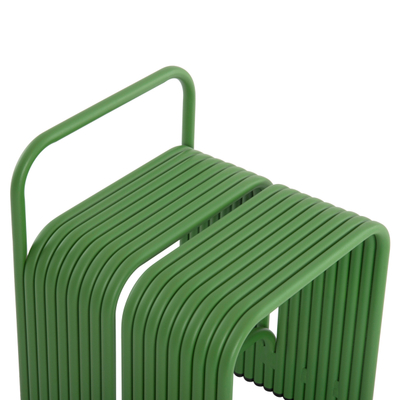Stol Intrepid prej alumini 40x38x42,5-55Hcm (HM6326.07), gjelbër