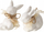 Figurinë dekoruese Boltze Home Easter Bunny, lepur porcelani i bardhë