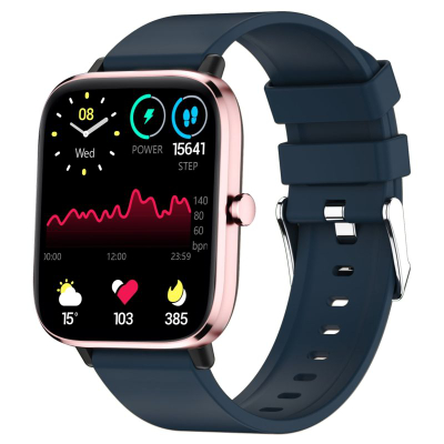 Smartwatch Giewont GW230-5, ekran me ngjyra, mat rrahjet e zemrës, rozë blu
