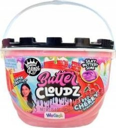 Сензорна играчка COMPOUND KINGS Fluffy Butter Cloudz, кофа, мирис на црвена цреша