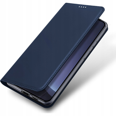 Kалеф за телефон DUX DUCIS Skin Pro Series за Samsung Galaxy S25 Plus, со џеб за картичка, со функција држач, сина боја