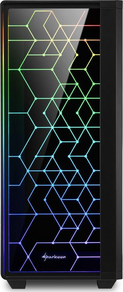 Kasë Sharkoon RGB LIT 100, Midi Tower