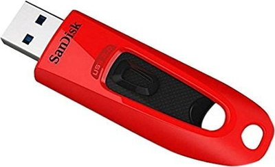 USB SanDisk Ultra SDCZ48-064G-U46R, 64GB, USB 3.0, e zezë