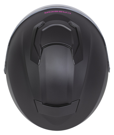 Helmetë jet CASSIDA Jet Tech 2.0 Solid, polikarbonat, e zezë mat me rozë