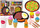 Set lodrash kuzhine Mini Happy Gourmet, pica e akullore, takëme plastike shumëngjyrëshe
