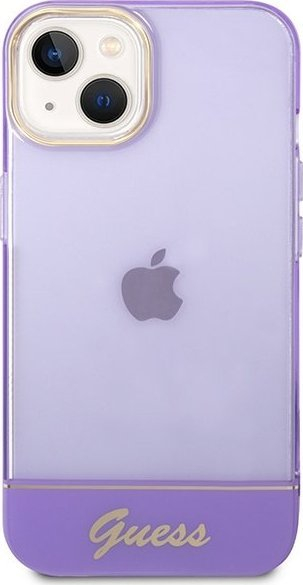 Mbrojtëse telefoni Guess GUHCP14MHGCOU, për iPhone 14 Plus, hardcase, vjollcë e tejdukshme