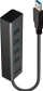 USB hub Lindy USB 3.0, 4 porta, i zi
