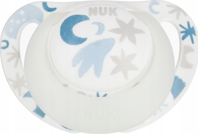 Cucla NUK Soothing Silicone, 0–6 muaj, set 2 copë, rozë