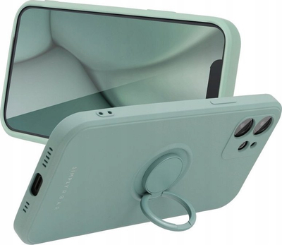 Futollë telefoni Roar Amber për iPhone 16 Pro Max, me unazë 360°, TPU, jeshile