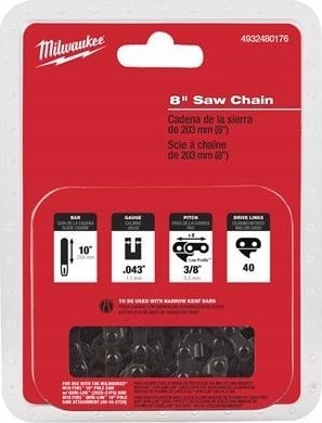 Shinë sharre me zinxhir Milwaukee Guide Bar M18 FCHS, 16\"/40 cm, metalike, gri