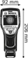 Detektor/skaner i murit Bosch D-Tect 120 (0.601.081.300)