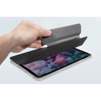 Mbrojtëse tablet LAUT HUEX FOLIO për iPad 10, mbajtëse stylus, me qëndrim, e zezë
