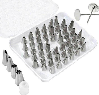 Set pajisje shtepiake për ëmbëlsira AG406F, 54 copë