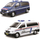 Makinë lodër Bburago Mercedes Vito Police, e kaltër/e bardhë