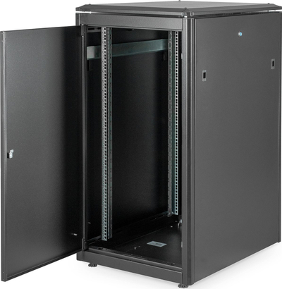 Kabinet rrjeti Digitus Standing Cabinet DN-19 22U-6/8-B-1, 19", 22U, i zi