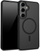 Mbrojtëse telefoni Crong Hybrid Matte Magnetic, për Samsung Galaxy S24, MagSafe, e zezë