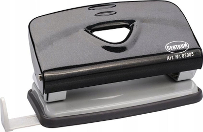 Shpuese letrash Centrum 83005, 10 fletë, seri Black Metallic, e zezë