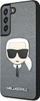 Kaiç telefoni Karl Lagerfeld Karl Head për Samsung Galaxy S22+, PU Saffiano, ngjyrë argjendi