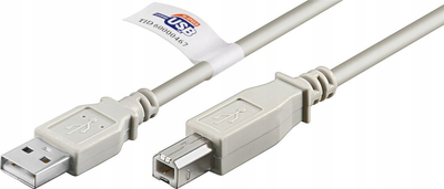 Kabllo USB 2.0 Wentronic Goobay, Hi Speed, 3m, gri
